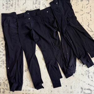 Bundle of 6 Lululemon joggers and leggings